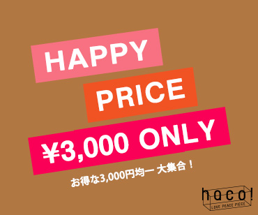 3000円均一SALE 