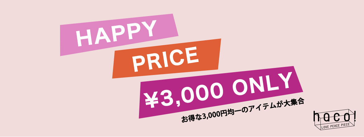 3000円均一SALE