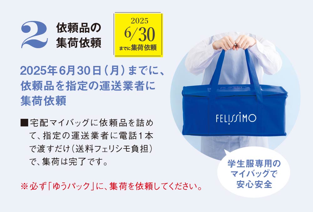 2　依頼品の集荷依頼