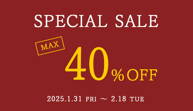 MAX40%OFF SALE