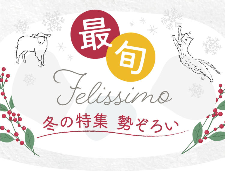 最旬Felissimo　冬の特集 勢ぞろい