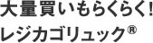 大量買いもらくらく！レジカゴリュック®