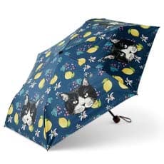 nemunoki paper item×猫部　猫と実りのUVカット晴雨兼用折りたたみ傘