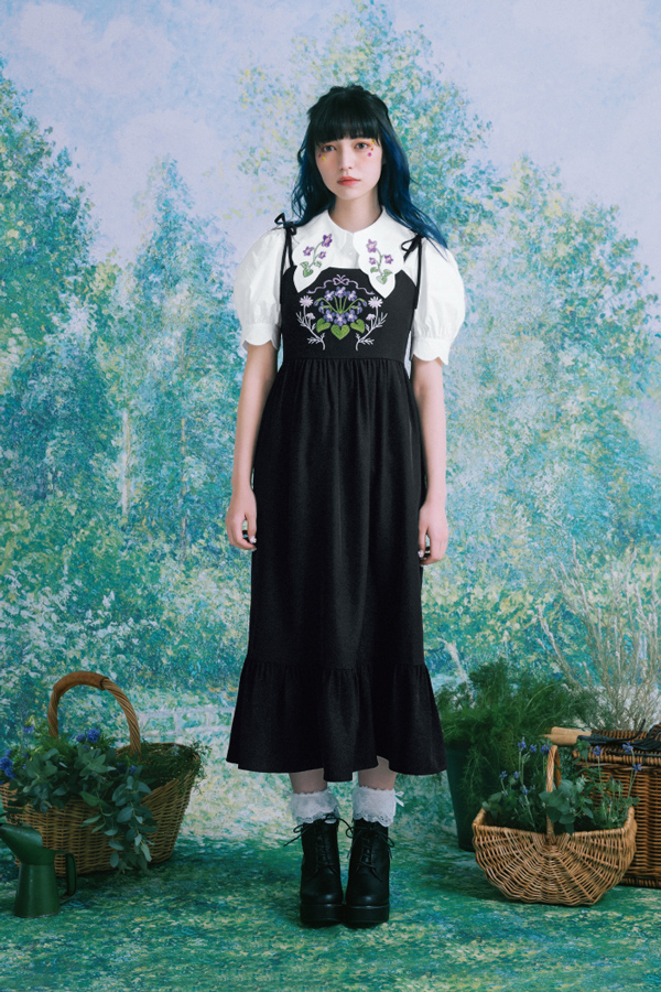 魔法部×才賀サイ　お菓子好きの薬草魔女　秘密の花壇ジャンパースカート